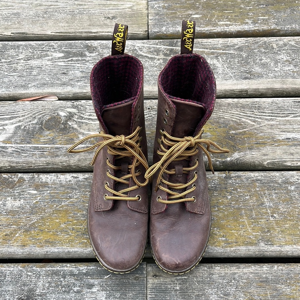 Dr. Martens Brown Lace Up Boots